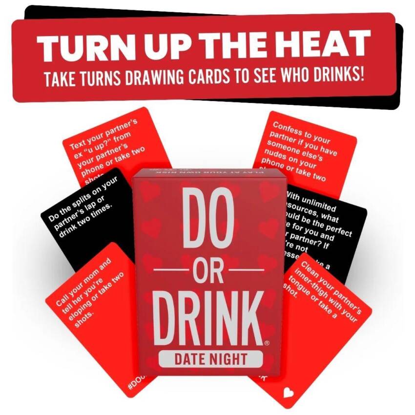 DO or DRINK game card (Date Night)