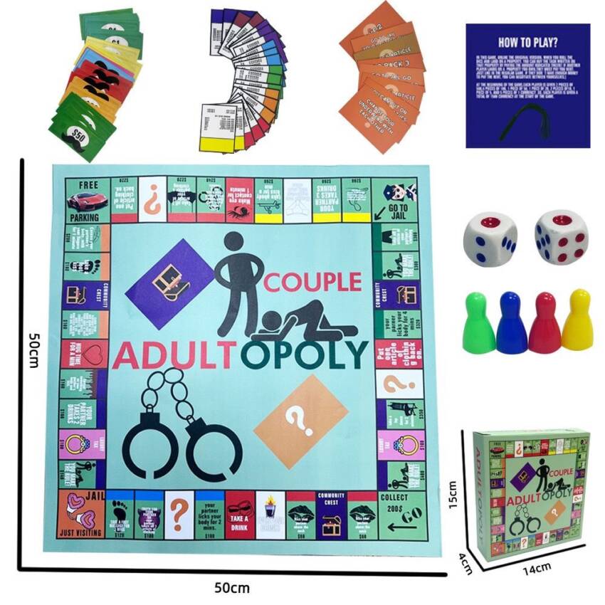 ADULTOPOLY couple game