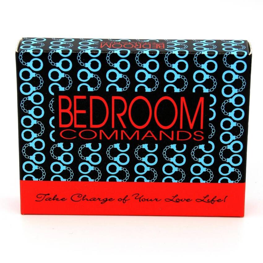 BEDROOM COMMANDS game card