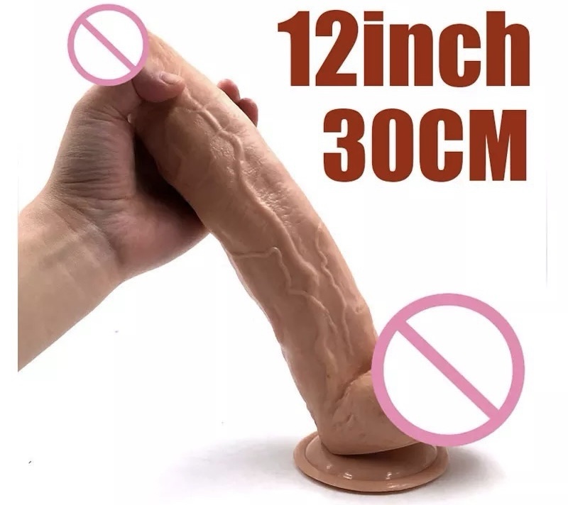 12 inch realistic Dildo silicon penis