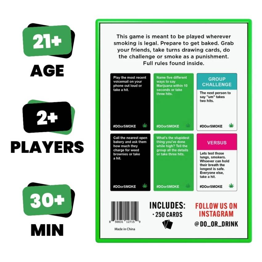 DO or SMOKE game card - Image 3